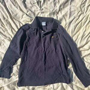 Navy Blue Brooks Brothers Long Sleeve Polo.